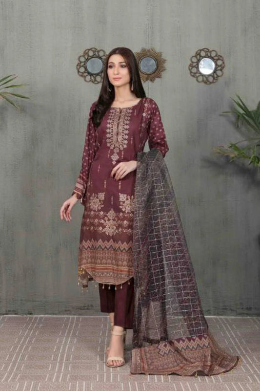 AYNUR by Tawakkal Unstitched Digital Print Embroidered Lawn Collection D-6897