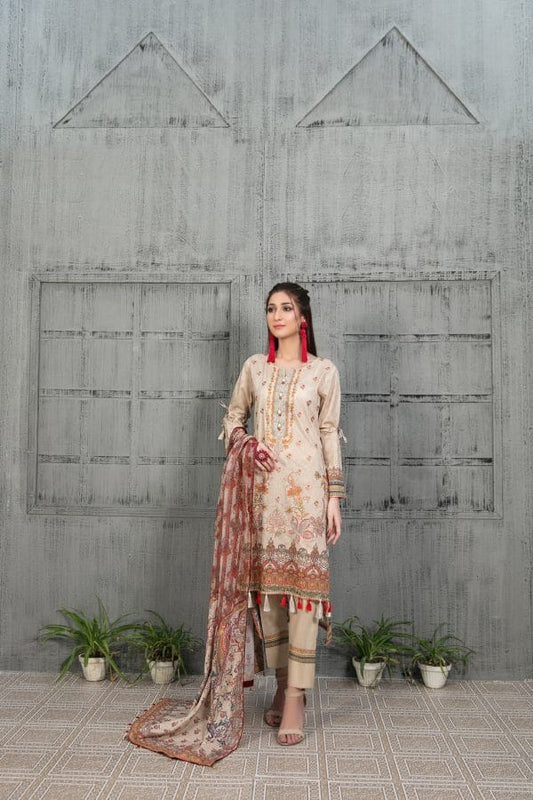 AYNUR by Tawakkal Unstitched Digital Print Embroidered Lawn Collection D-6895