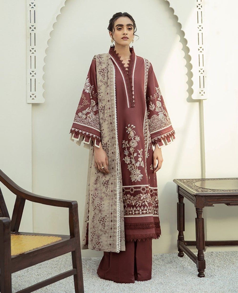 Ladies Un-Stitch Xenia Formals MARAM Lawn Collection (02-IMHAL)